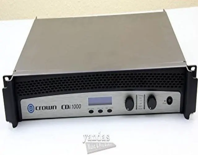 Alt view image 10 of 10 - Crown CDi 1000 2 Channel Power Amplifier