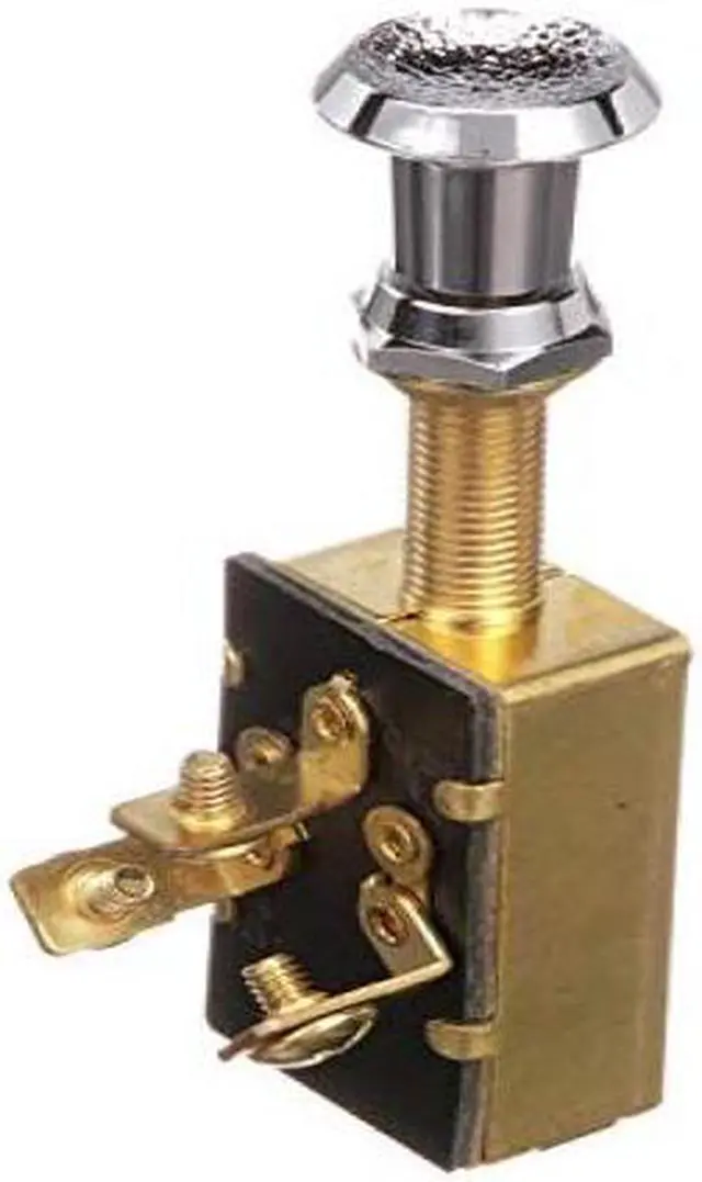 Alt view image 2 of 6 - ATTWOOD MARINE ATTWOOD PUSH/PULL SWITCH THREE POSITION OFF/ON/ON 7594-3