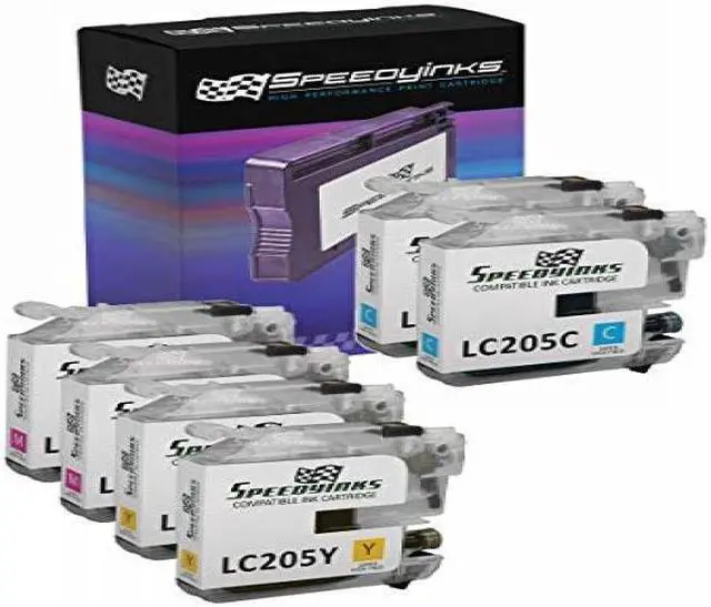 Alt view image 2 of 5 - Speedy Inks - Compatible Brother LC205 Super HY Set 6pk 2x LC205C 2x LC205M 2x LC205Y