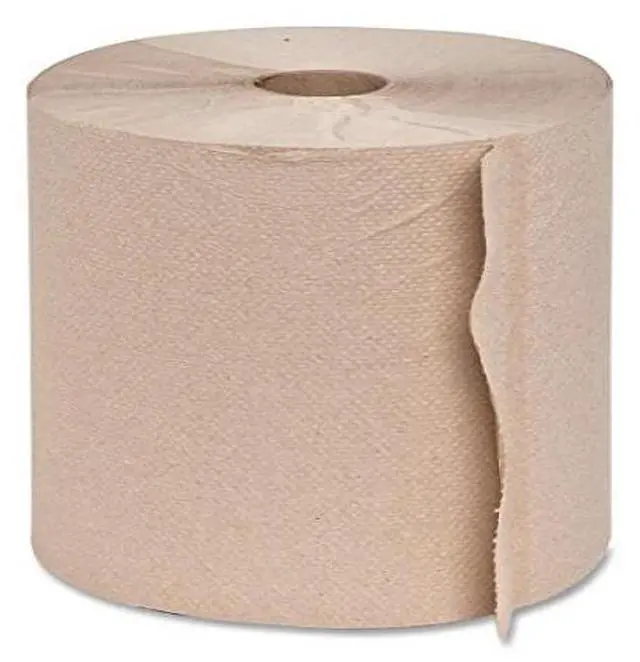 Alt view image 7 of 9 - Genuine Joe Hardwound Roll Towels 2"Core 7-7/8"x800' 6 Rolls/CT NATRL 22600