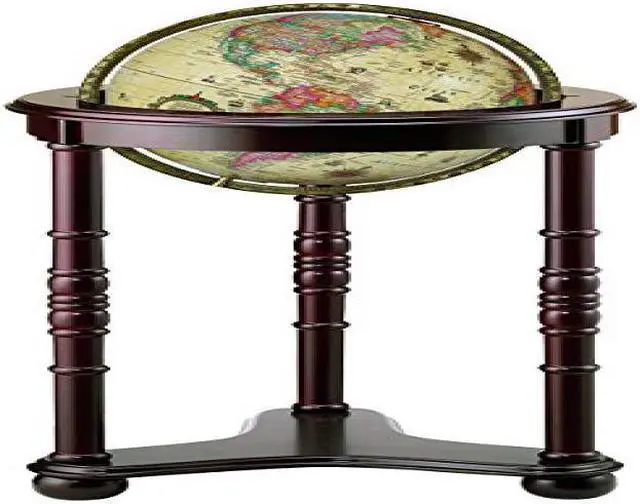 Alt view image 3 of 4 - Replogle Globes Lancaster Illuminated Antique World Globe