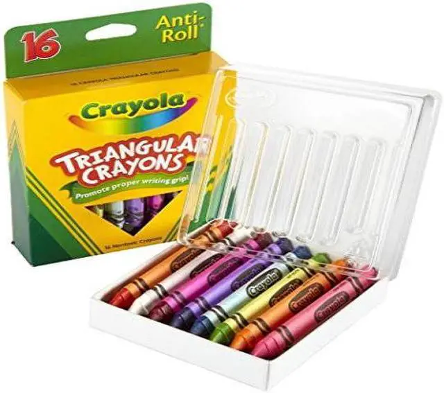 Alt view image 13 of 13 - Triangular Crayons, Assorted, 16/Box