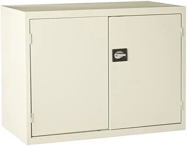 Alt view image 4 of 7 - Lorell Steel Storage Cabinets 36"x18"x42" Light Gray 41303