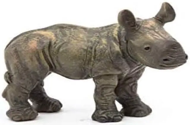 Alt view image 4 of 4 - Papo Action Figures Rhinoceros Baby