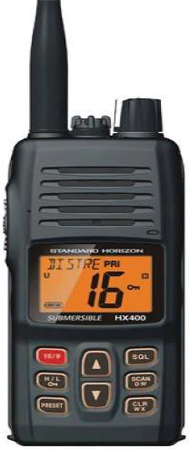 Alt view image 2 of 9 - Standard Horizon HX400 Handheld Floating VHF Radio with LMR Channels & Built-in Scrambler