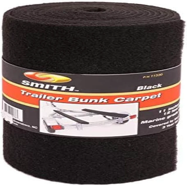 Alt view image 7 of 9 - C.E. Smith Carpet Roll - Black - 18"W x 18'L