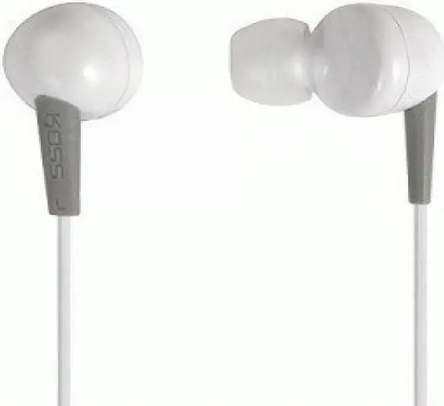 Alt view image 2 of 5 - KOSS White KEB6IW 3.5mm Connector Earbud In Ear Bud