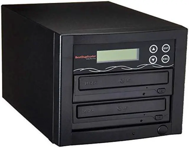 Alt view image 3 of 5 - Bestduplicator BD-SMG-1T 1 Target 24x SATA DVD Duplicator with Built-In M-Disc Support Burner (1 to 1)