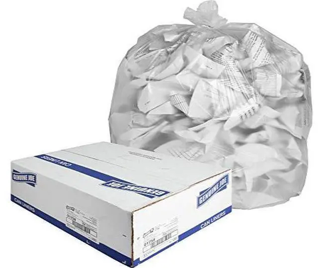 Alt view image 11 of 14 - Genuine Joe High Density Can Liners 40-45 Gal 40"x48" 250/CT CL 01758
