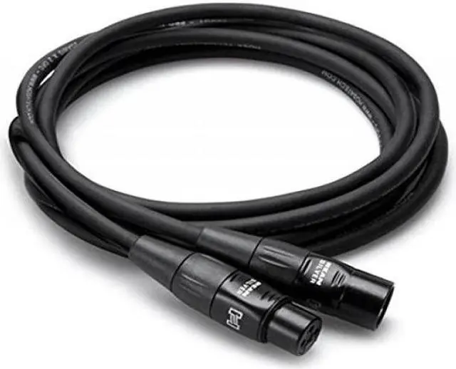 Alt view image 5 of 7 - Hosa HMIC-020 20ft XLR Female to XLR Male Pro Microphone Cable