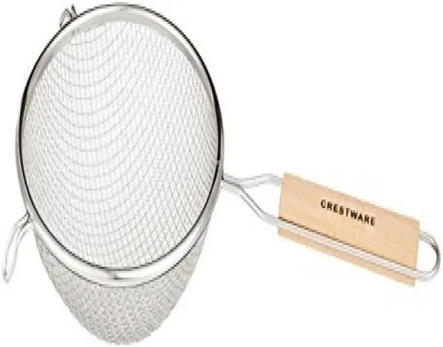 Alt view image 2 of 3 - Crestware Mesh Strainer,2-1/2in.H,Fine Double Mesh  WHSDF6