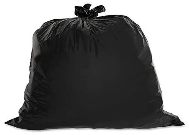 Alt view image 8 of 11 - Genuine Joe Heavy-Duty Trash Bags 1.5 Mil 55-60 Gallon 50/CT Black 01535