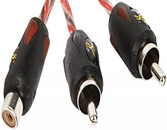 Alt view image 2 of 3 - Stinger 4000 Series Professional 2 Male / 1 Female Y RCA Interconnects