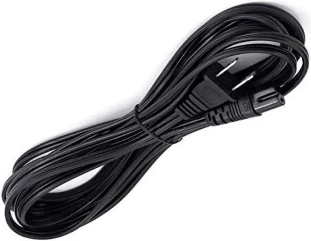 Alt view image 3 of 4 - iMBAPrice iMBA-F8S-10BK Power Cord for most Two Prong Samsung TV Models (10 Feet)