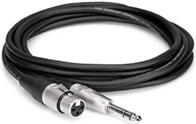 Alt view image 5 of 7 - Pro Audio Cable 50Ft 1/4 TRS To XLR (Female) XLR to 1/4 Balanced Cable