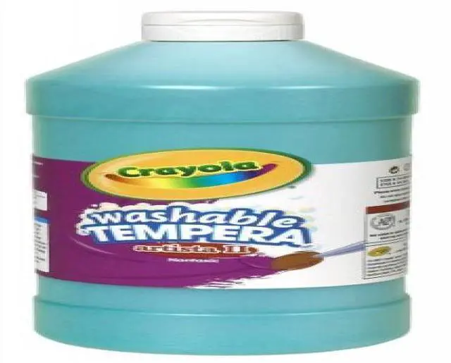 Alt view image 4 of 5 - Washable Tempera Paint, 32oz, Turquoise CYO543132048