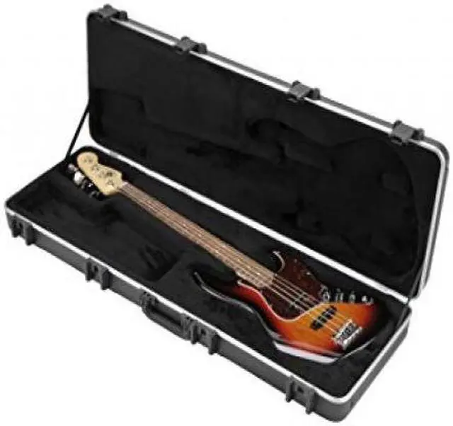 Alt view image 7 of 7 - SKB Rectangular Hardshell Case for P and J Style Electric Bass Guitars