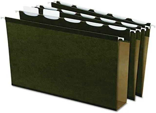 Alt view image 4 of 12 - Pendaflex Ready-Tab 42701 Ready-Tab Lift Tab, 2 in. Capacity Hanging File Folders, Letter, Green, 20-Box