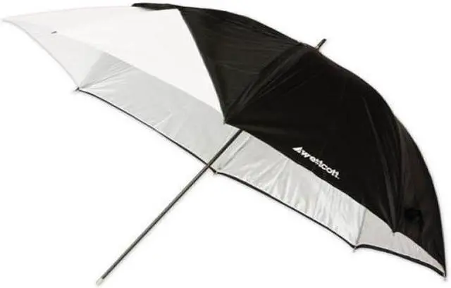Alt view image 9 of 18 - Westcott 45" Optical White Satin with Removable Black Cover