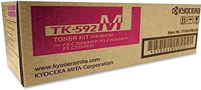 Alt view image 12 of 20 - Kyocera Copystar TK592M Laser Toner Cartridge Magenta