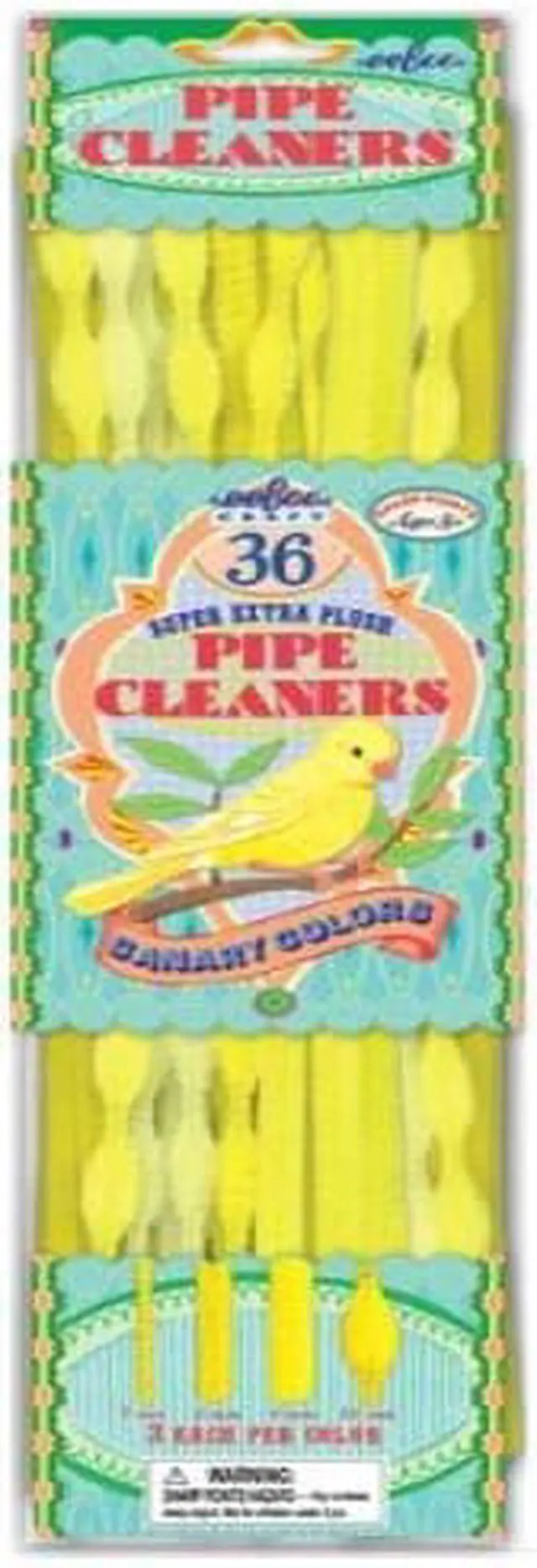 Alt view image 3 of 3 - eeBoo Canary Colors Yellow Pipe Cleaners