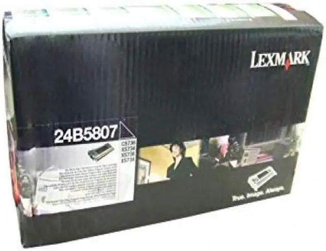 Alt view image 6 of 8 - Black High Yield Toner Cartridge for Lexmark 24B5807 CS736dn, CS748de, XS734de, XS736de, XS748de, Genuine Lexmark Brand