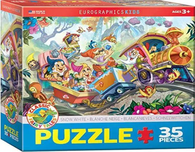 Alt view image 4 of 5 - Jigsaw Puzzle 35 Pieces 13"X10"-Snow White