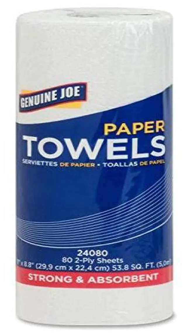 Alt view image 2 of 2 - Genuine Joe Household Paper Towel