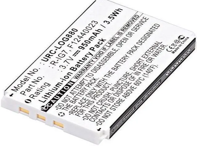 Alt view image 3 of 4 - Ultralast Replacement BATTERY for Harmony 880 Remote