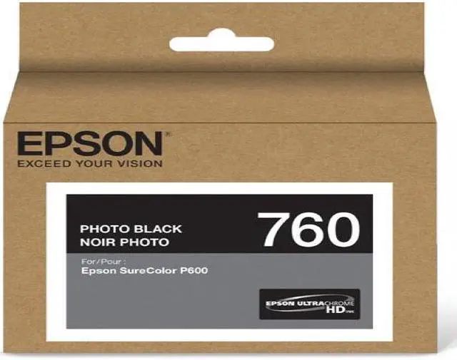 Alt view image 7 of 14 - Epson UltraChrome HD T760 Original Ink Cartridge T760120