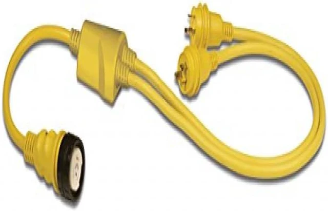 Alt view image 5 of 9 - Marinco RY504-2-30 Adapter, Reverse Y 50a 125/250v To 2-30a
