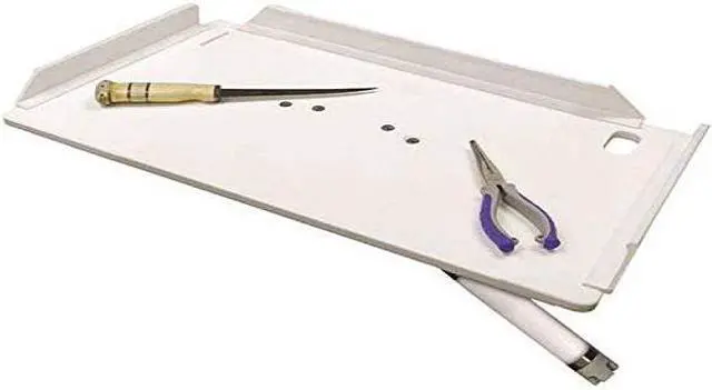 Alt view image 2 of 7 - TACO METALS TACO 20" POLY FILET TABLE W/ ADJUSTABLE GUNNEL MOUNT  P01-2120W