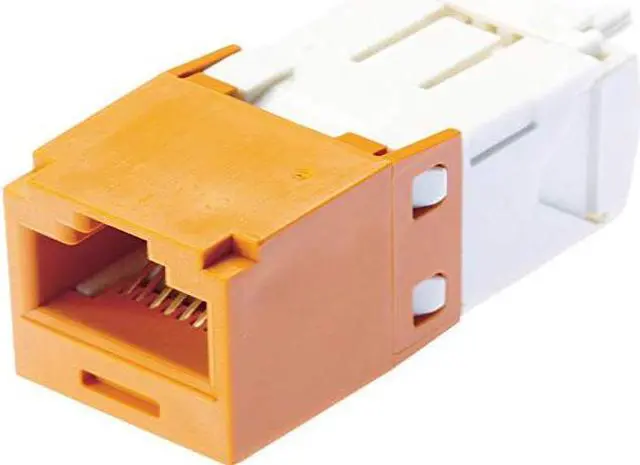Alt view image 2 of 4 - Panduit CJ688TGOR Category-6 8-Wire TG-Style Jack Module, Orange