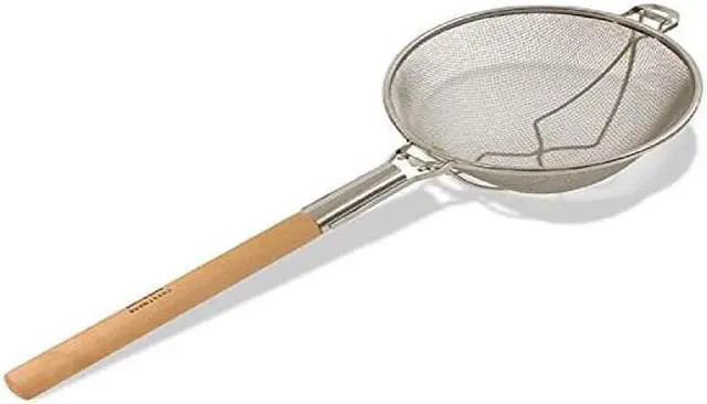 Alt view image 2 of 3 - CRESTWARE WHSHD10 Mesh Strainer,Heavy Duty Double Mesh