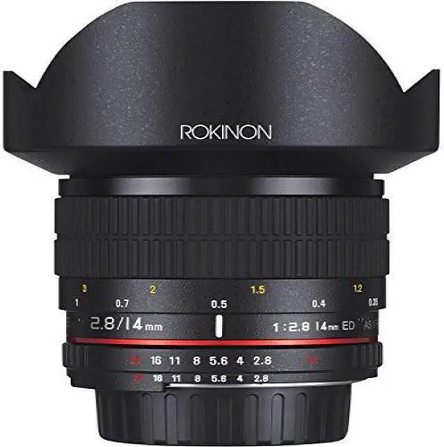 Alt view image 6 of 8 - Rokinon 14mm f/2.8 IF ED UMC Manual Focus Lens with AE Chip for Canon EF Camera