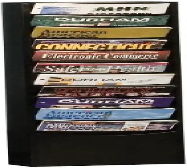 Alt view image 4 of 8 - DURHAM MFG 402-08 Literature Rack,Compartment 11,Blk