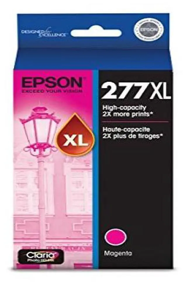 Alt view image 4 of 8 - Epson T277XL320S Durabrite Ultra High-Capacity Ink Cartridge, Magenta - Extra Large