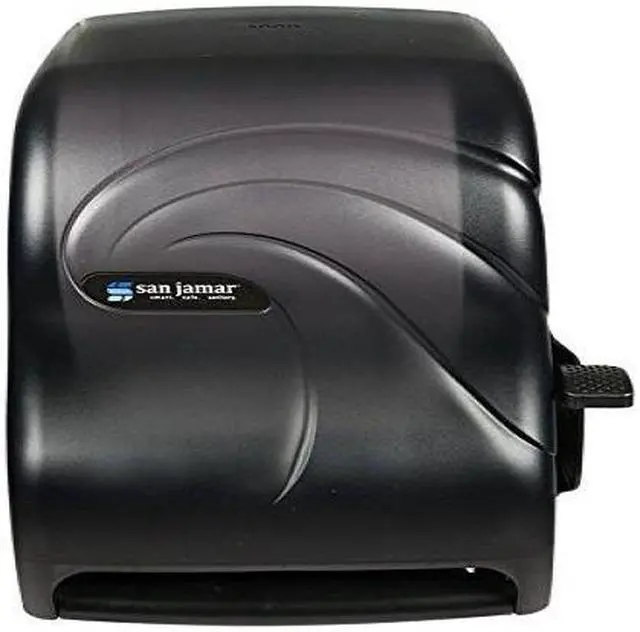 Alt view image 2 of 11 - San Jamar Lever Roll Towel Dispenser Oceans Black Pearl 12 15/16 x 9 1/4 x 16 1/2 T1190TBK