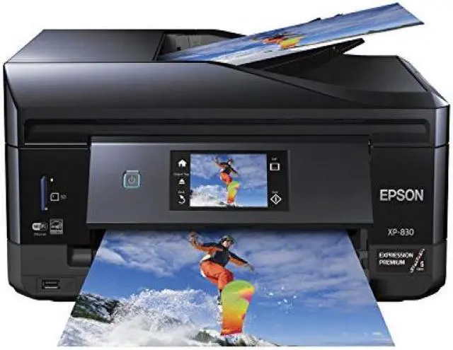 Alt view image 17 of 17 - Epson XP-830 Wireless Color Photo Printer Scanner, Copier & Fax
