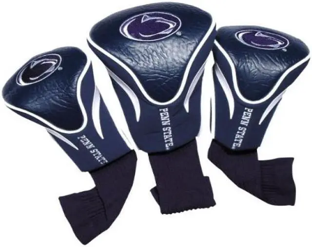 Alt view image 6 of 7 - Team Golf 22994 Penn State University 3 Pack Contour Fit Headcover