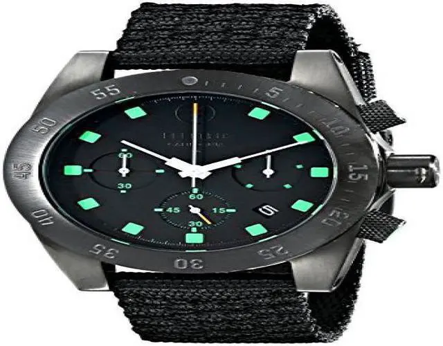 Alt view image 3 of 3 - Electric Men's EW0030020020 DW01 Nylon Band Analog Japanese Quartz Black Watch