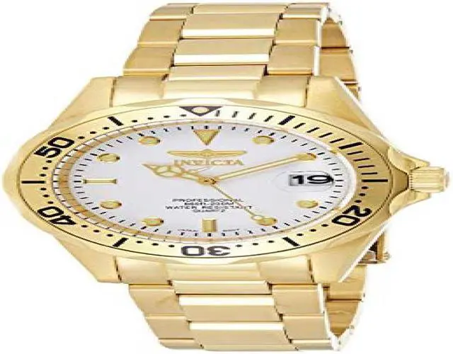 Alt view image 12 of 13 - Invicta Men's Pro Diver 23kt Goldplated