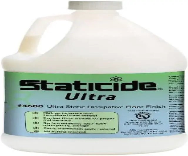 Alt view image 3 of 3 - ACL STATICIDE 4600-1 Floor Finish,ESDA 20.20 Standards,1 gal.