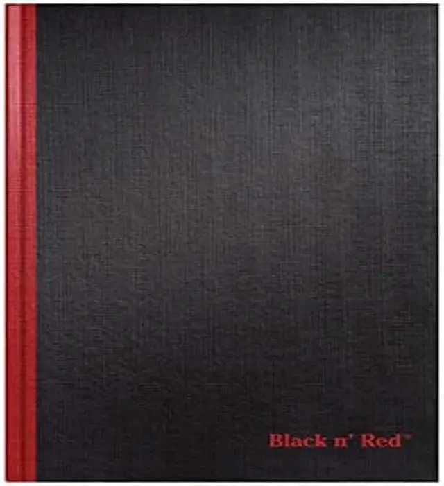 Alt view image 7 of 20 - Black n' Red Casebound Notebook Legal Rule 11 3/4 x 8 1/4 White 96 Sheets D66174
