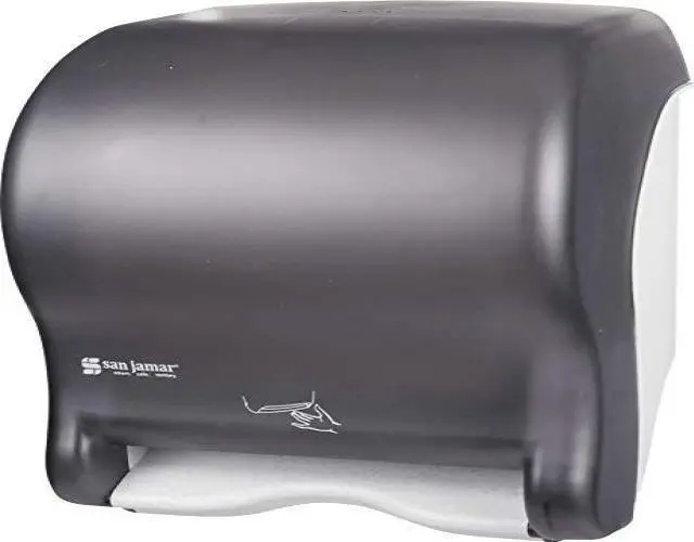Alt view image 3 of 7 - San Jamar - SAN T8400TBK - Smart Essence Electronic Roll Towel Dispenser, 14.4hx11.8wx9.1d, Black, Plastic