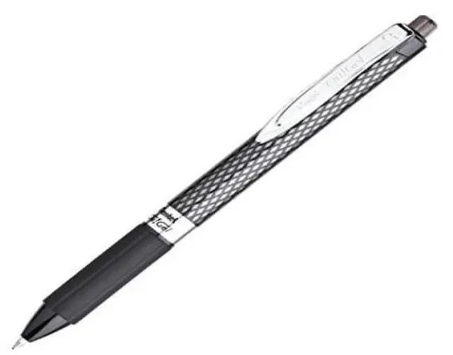 Alt view image 2 of 2 - Pentel Oh! Retractable Gel Roller Pen, Black Ink, Medium, Dozen