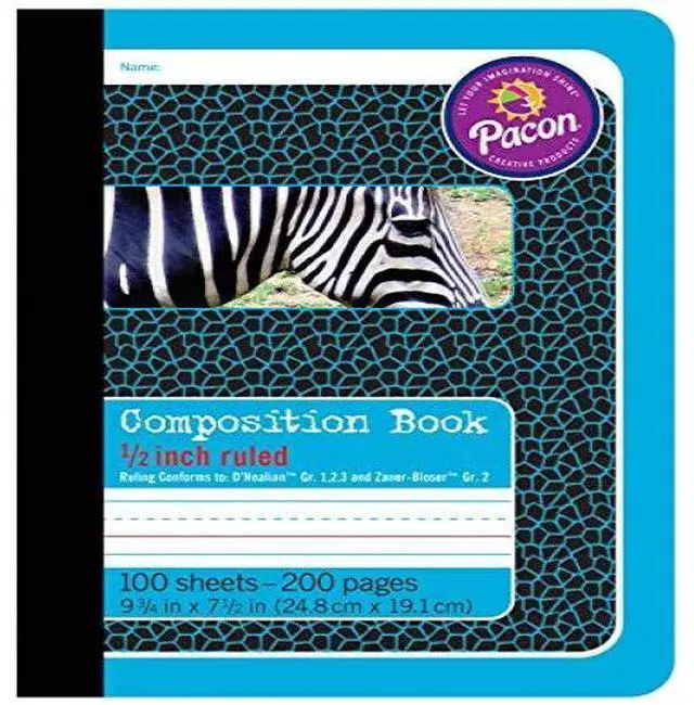 Alt view image 3 of 18 - Pacon 2425 Composition Book 100 Sheet - Ruled - 9.75" x 7.50" - 1 Each