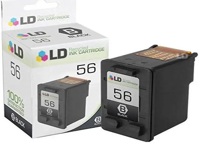 Alt view image 2 of 13 - LD Products Ink Cartridge Replacement for HP 56 C6656AN Black for Color Copier, DeskJet, OfficeJet, PSC, and PhotoSmart Printer Series