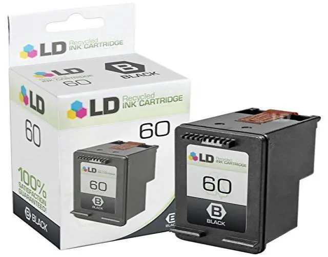 Alt view image 2 of 2 - LD © Remanufactured Replacement Ink Cartridge for Hewlett Packard CC640WN (HP 60) Black