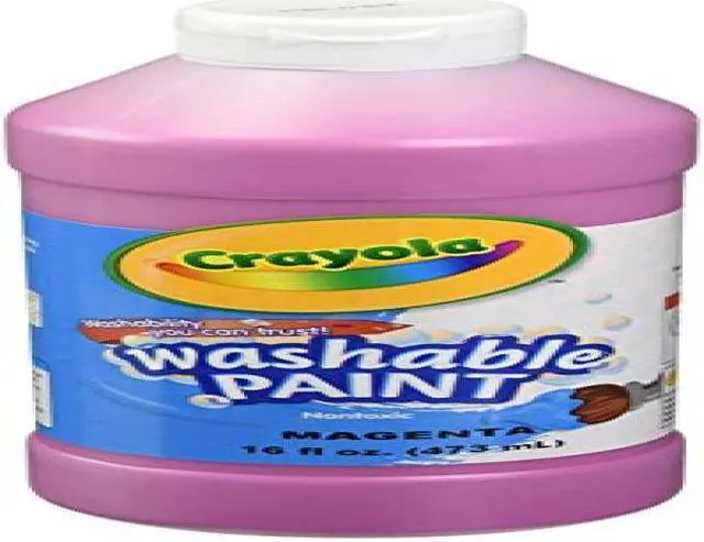 Alt view image 4 of 6 - Crayola Washable Paint, Squeeze Bottle, 16oz., Magenta CYO542016069